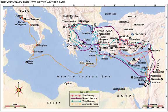 Apostle Paul's Journies